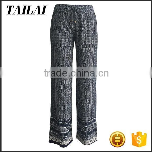 Clothing Supplier Latest Design Fitness Beautiful Fashion Printed Women Pants