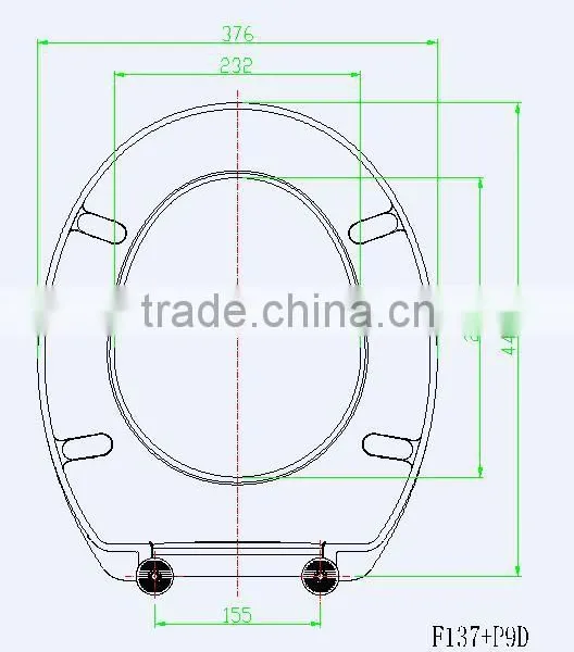 Economic EU Standard Duroplast Toilet Seat Cover for Your Bathroom With Different Options of Hinges photo-6
