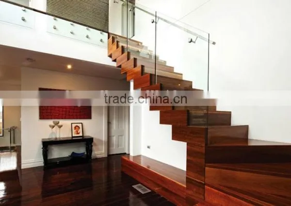 Stairs Design Indoor,decorate Steel Wood Stairs --Customized in YUDI photo-2