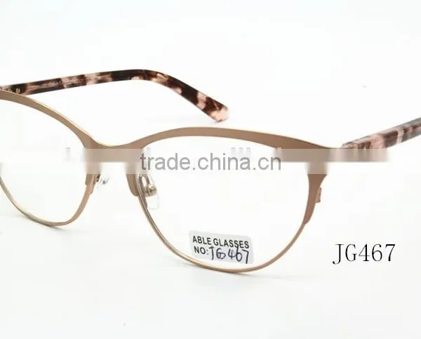 Best Brand Lady Promotional Custom Logo Metal Optical Spectacles photo-3