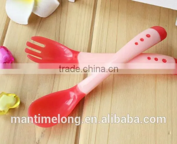 Plastic Baby Spoon Baby Training Spoon Baby Bottle Spoon photo-3