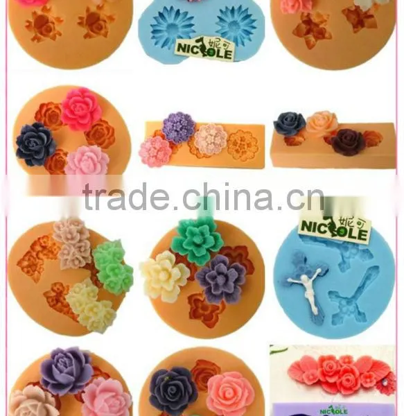 Flexible Hot Selling Silicone Fondant Molds photo-2