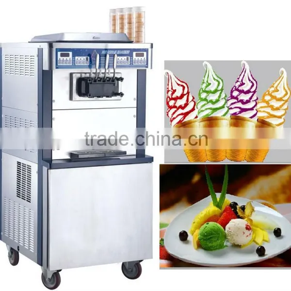 22KG Stainles Steel Outdoor Rainbow Soft Ice Cream Machine
