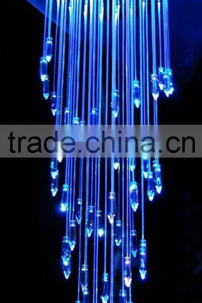 Frankever Decorative Fiber Optic Lighting Chandelier Lighting Crystal