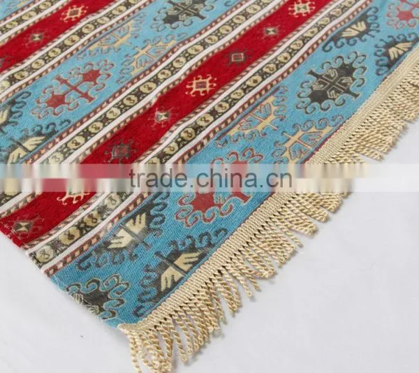 Custom Design Jacquard Woven Chenille Muslim Prayer Rugs, Prayer Mat photo-3