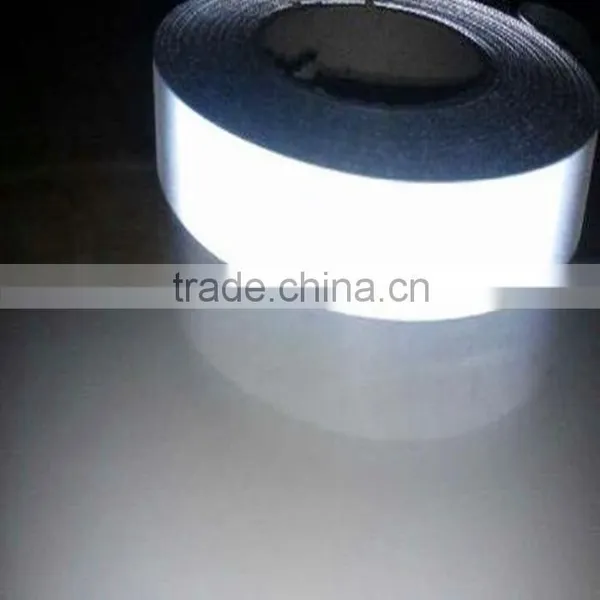 High Visibility Silver Double/single Side Elastic Reflective Tape Elastic Reflective Tape for Clothing Bag Quality Choice photo-5