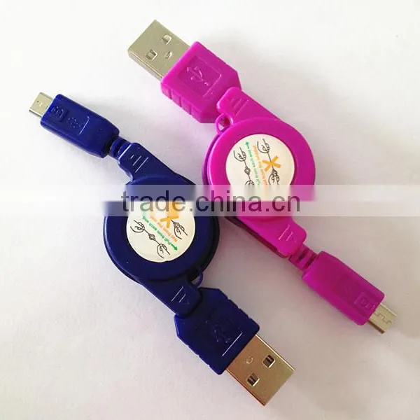 CE ROHS Approved Retractable Data Cable for Mobile Phone photo-5