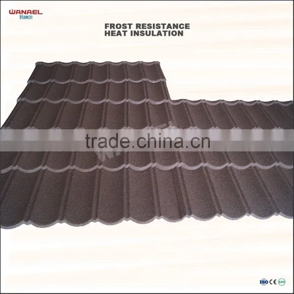 Stone Coated Metal Steel Roofing Material Thermal Insulation Roof Tiles photo-4