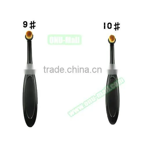 Best Selling Products Cosmetics Makeup Brush Set China Supplier, 10pcs Travel Toothbrush Oval Makeup Brush Free Samples Quality Choice photo-6