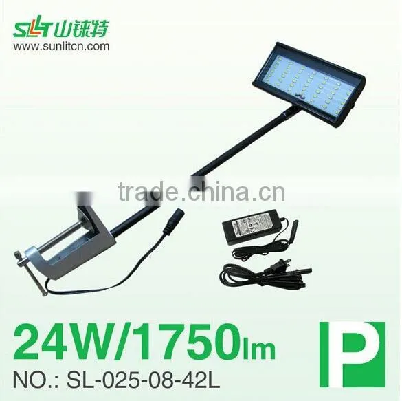 Double Arm Street Light Pole LED Trade Show Light, LED Gooseneck Light, LED Spotlight 1600-1800Lm 24W DC18-24V. photo-2