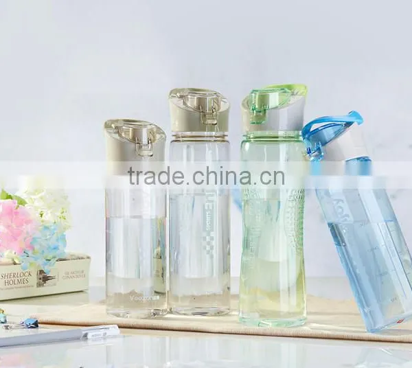 750ml Plastic Drinking Water Bottle/sports Water Bottle/plastic Sports Bottle With Straw