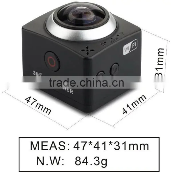 New Launched 360 Degree Action Camera Experience Full hd WIFI 1080P Sports Camera Outdoor Wifi hd Small Camera