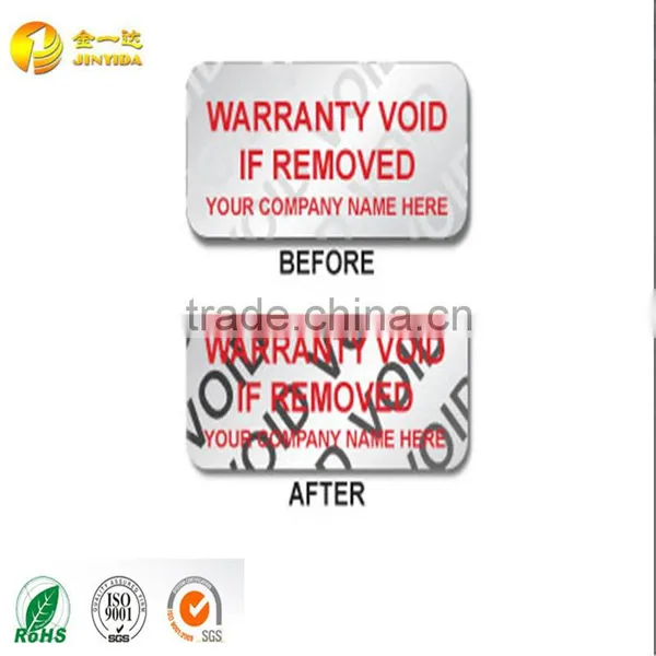 VOID Tamper Security Warranty Void if Broken Stickers photo-6