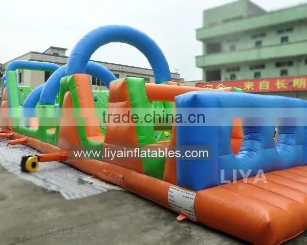 2016 Hot Sale Giant Inflatable Obstacle Course Game Equipment for Children and Adult photo-4