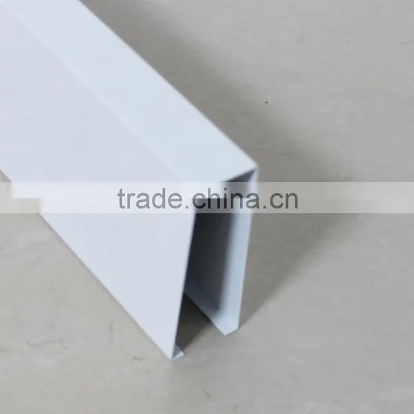 Rust Proofing White Powder Coating Metal Baffle Sus[ended U Aluminum Baffle Ceiling photo-6