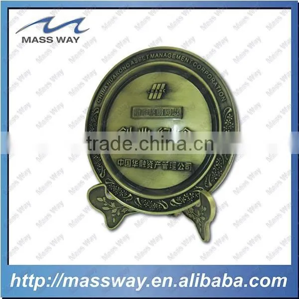 Custommized Souvenir 3D Metal Engraved Commemorative Plates photo-3