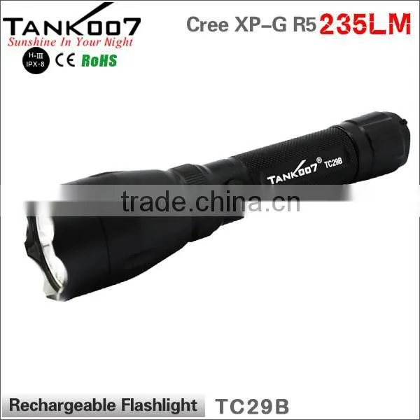 Rechargeable Powerful Hunting Led Torch Bright Light Torch Police Flashlight photo-2