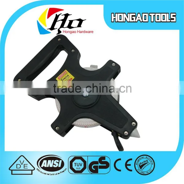Wholesale White Metric and Inch Plastic Hook Blade Fiber Glass Plastic Measuring Tape photo-5