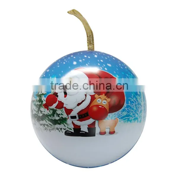 Sphere Shape Decoration of Chrismas Tree Tin Decorations photo-5