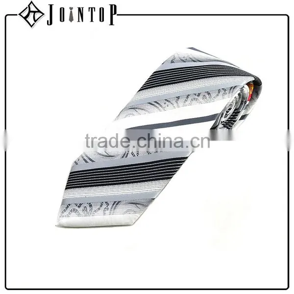 Popular Fashion Black and White Math Printing Tie