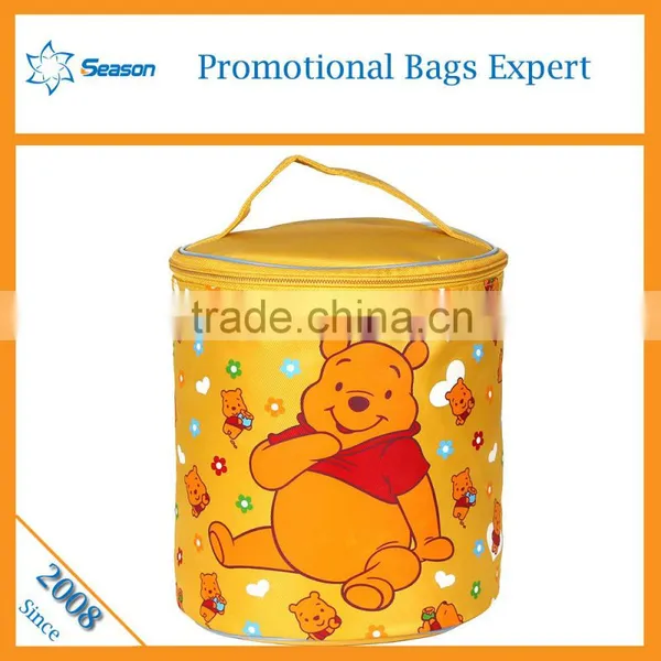 Round Cooler Bag Customized Cooler Bag Lunch Bag Insulated photo-5
