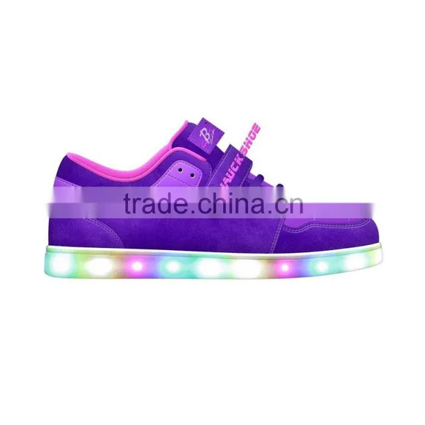 Black Top Selling Kids LED Skate Shoe, Recharging Kids LED Sport Shoe, Factory Price Kids LED Flat Shoe photo-5
