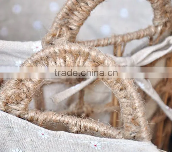 8 Hand Woven - Pastoral Style - Straw - Dirty Laundry Basket - Storage Basket - Storage Basket Basket photo-4