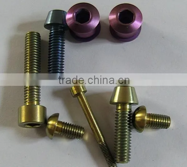 DIN 912 ISO 7380 Titanium Bolt /screw for Mountain Bike Made in China photo-4