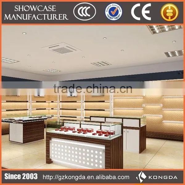 High end modern 3d rendering jewellery shop furniture design