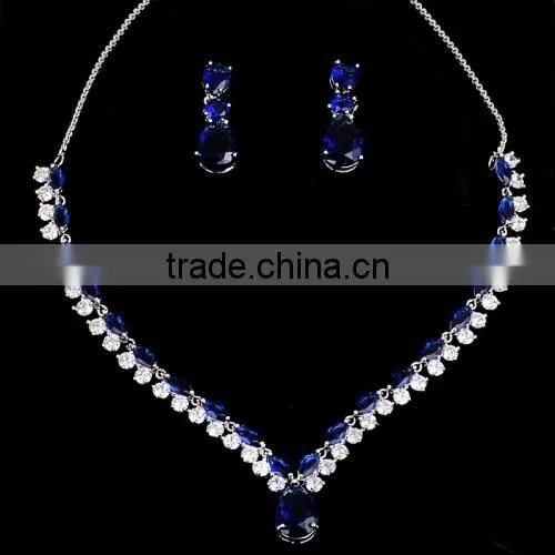 CZ Jewelry Amethyst Crystal Jewelry Set Costume Jewelry Spain photo-4