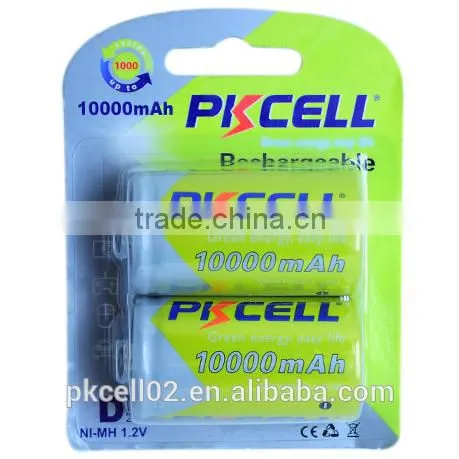 2016 D Size Nickel Metal Hydride 10000mAh NI-MH Rechargeable Battery photo-5