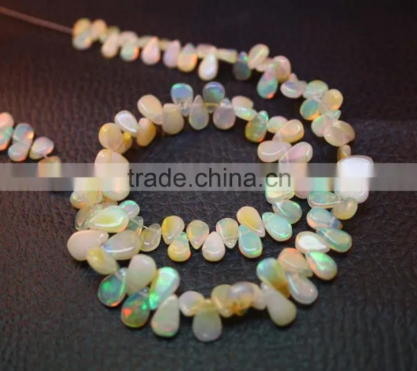 Natural AAA+ Ethiopian Opal Smooth Pear