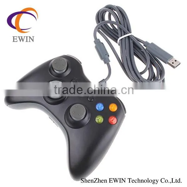 Black Wired USB Game Pad Controller for Microsoft Xbox 360 photo-6