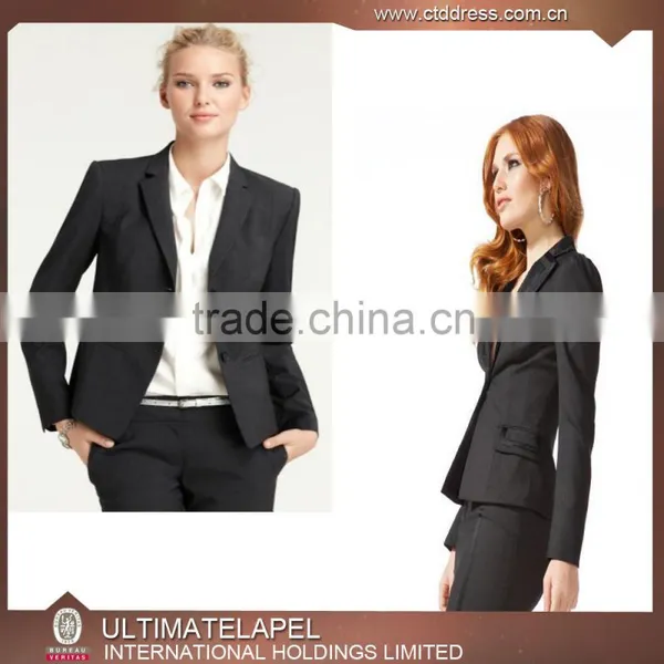New Design Fashion Latest Ladies Formal Blazer