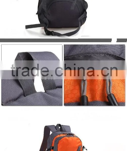 2015 Hot Sale Fashion Design Orange Color Hiking and Camping Packback Bag for Sale photo-6
