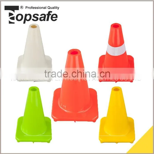 Promotional Top Quality Red and White Reflective Traffic Cone