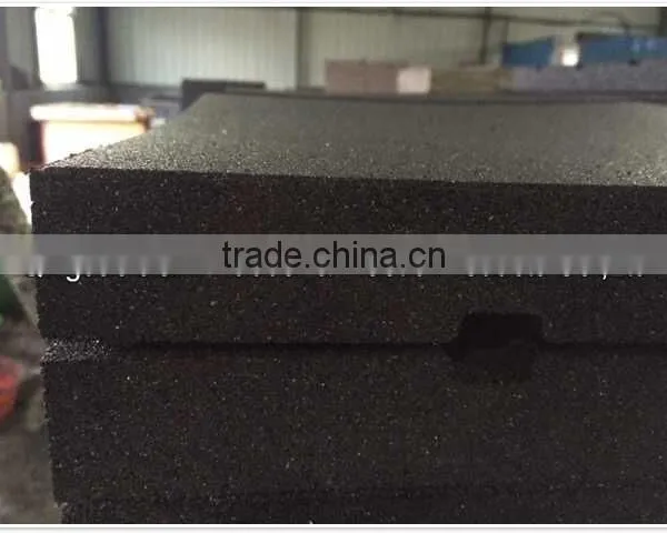 30mm Thick 50cm x 50cm High Impact Crossfit Rubber Gym Insulation Floor Tiles From Qingdao photo-3