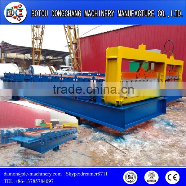 Servo Motor Trapezoidal Iron Roofing Sheet Roll Forming Machine photo-4
