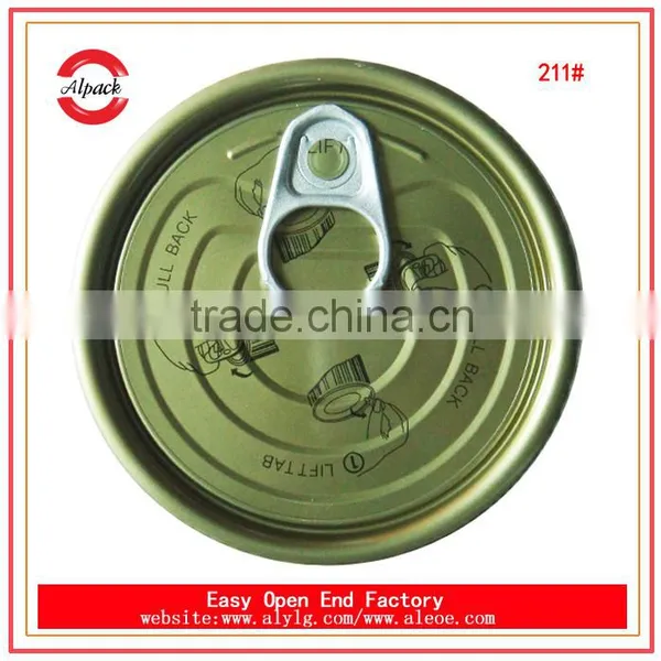211# Tinplate Easy Open End & EOE Made in China