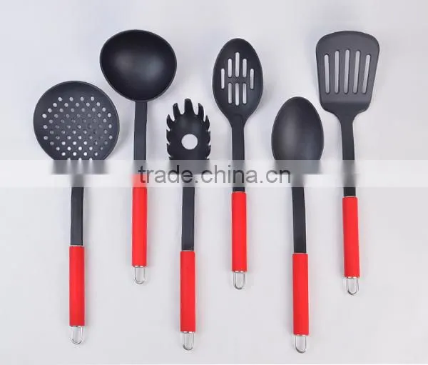 Best Food Grade Nylon Kitchen Utensils Set 6 Pieces For Cooking With Stainless Steel And Tpr Painting Of Kitchen Tools photo-2