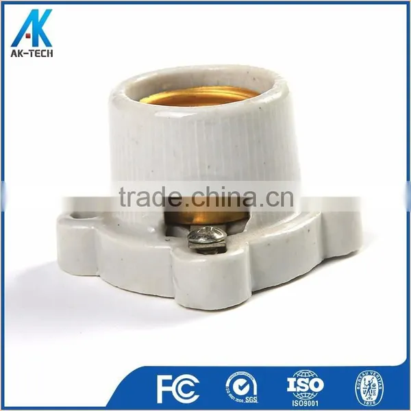 Halogen Holder E27 Porcelain Lamp Holder for Standard Lamp