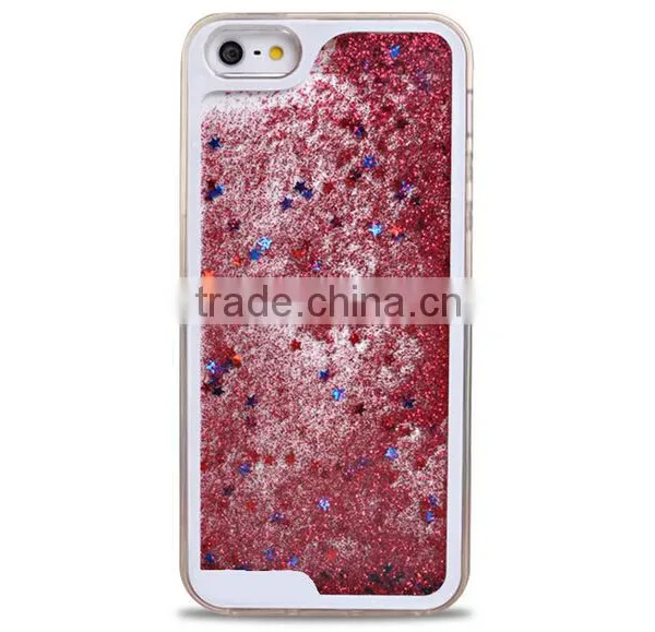Clear 3D Quicksand Frosted Custom Case for Iphone 6 6s/7 photo-6
