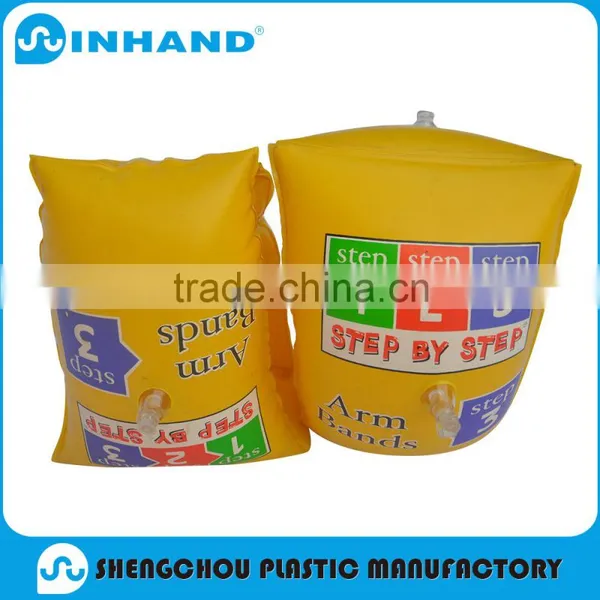 2016 Eco Friendly Yellow Pvc Inflatable Children Swimming Armband photo-2
