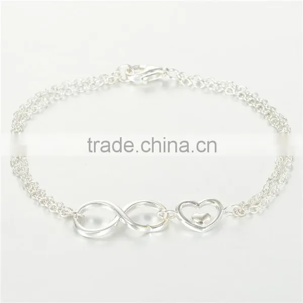 Smart Bracelet Heart Link Fashionable Jewelry Wholesale BR003-17 photo-3