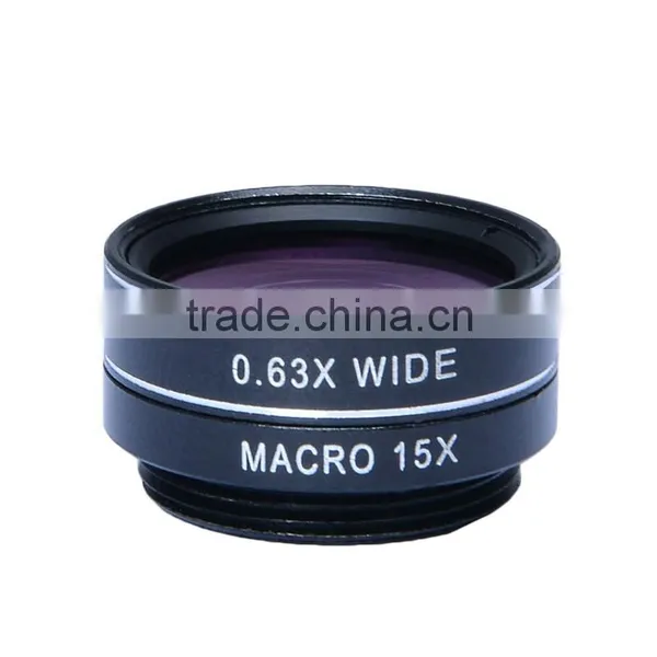 5 in 1 Phone Lens Mobile Phone Camera Wide Angle Macro Fisheye Zoom Filter 5pcs Camera Lens Set for IPhone Samsung Huawei photo-2