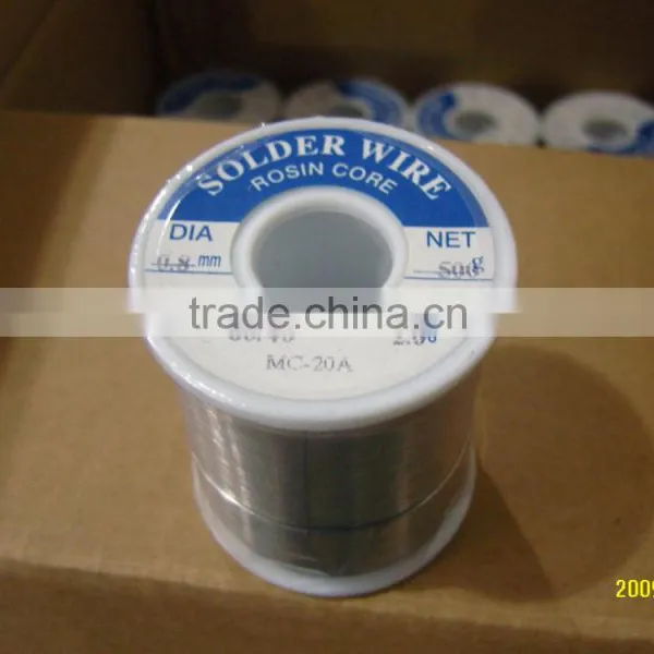 Tin Welding Wire Sn55Pb45 Rosin Activated Cored Super Solder Wire Tin55% Lead 45% 0.5mm 250g Spool Packing