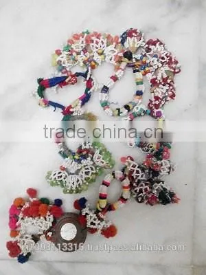 Handmade Beaded Vintage Banjara Tassels/ Pom Pom