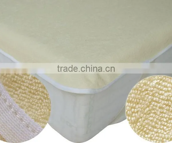 China Goods Wholesale Cotton Terry TPU Bed Cover Sheet photo-6