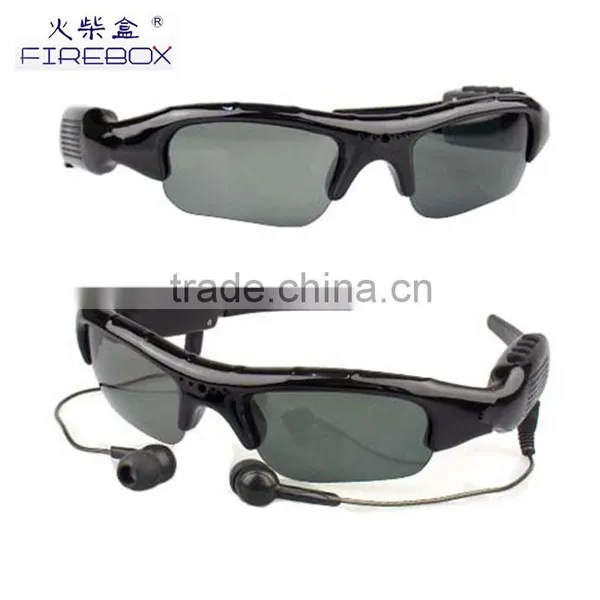 Spy Sunglasses Camera Hidden MP3 Glass Eye Camera