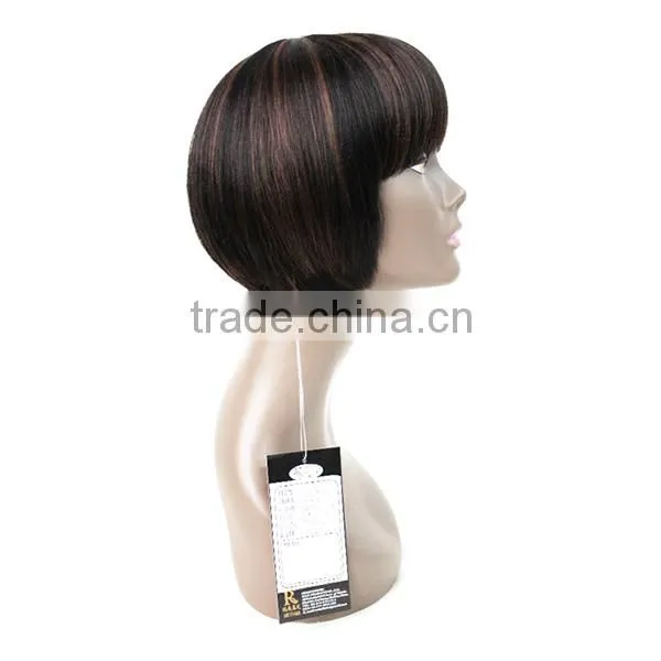 Latest Arrival Short Straight Style Lace Front Synthetic Hair Wigs photo-2
